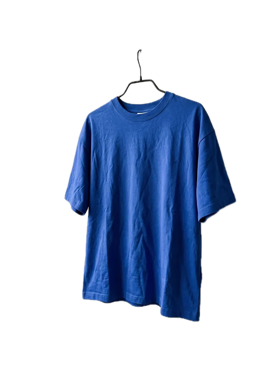 The tee on a hanger against pure white